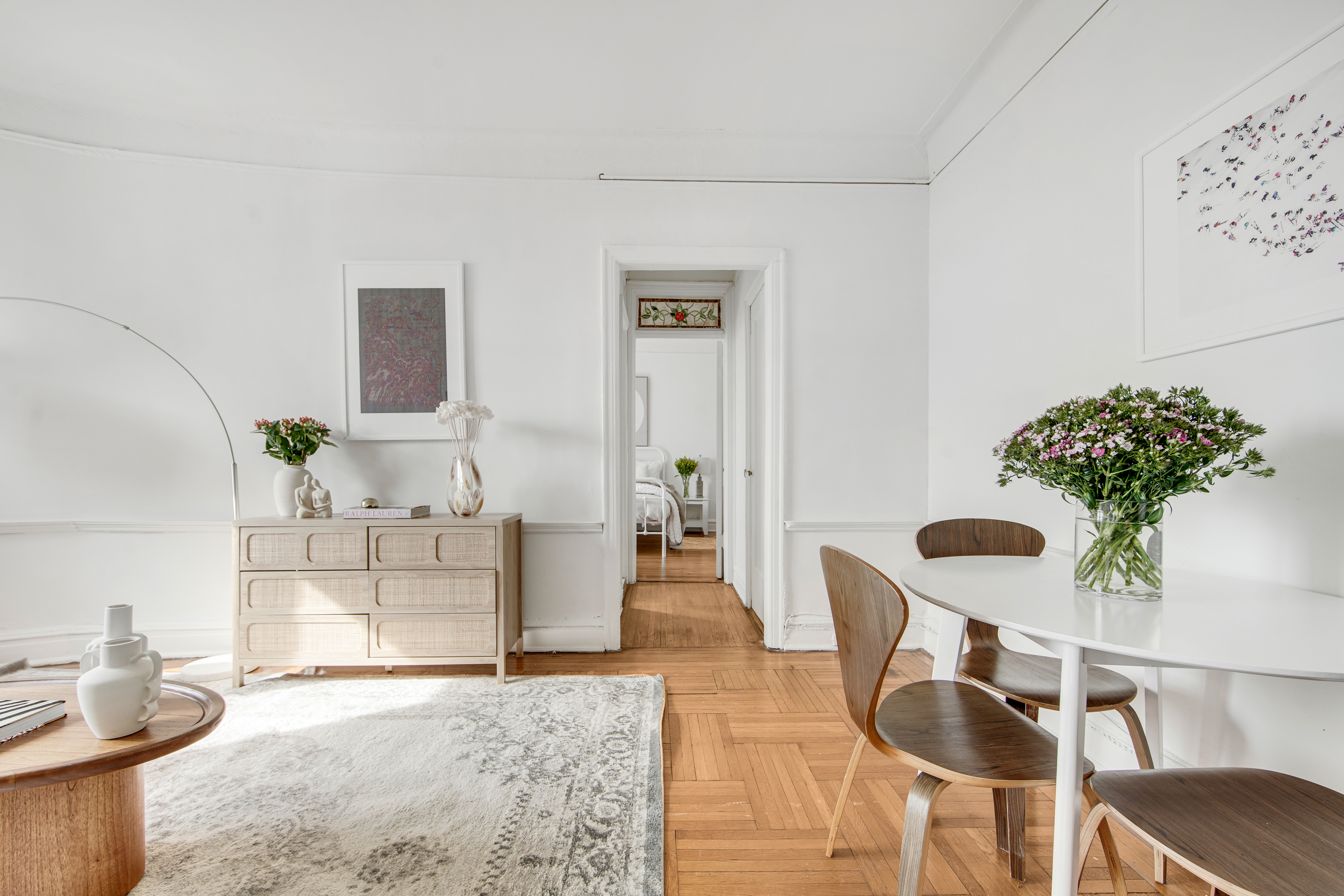 2 Grace Court, Unit 1X Brooklyn, NY 11201 - Photo 3 of 12 a living room with furniture and a potted plant