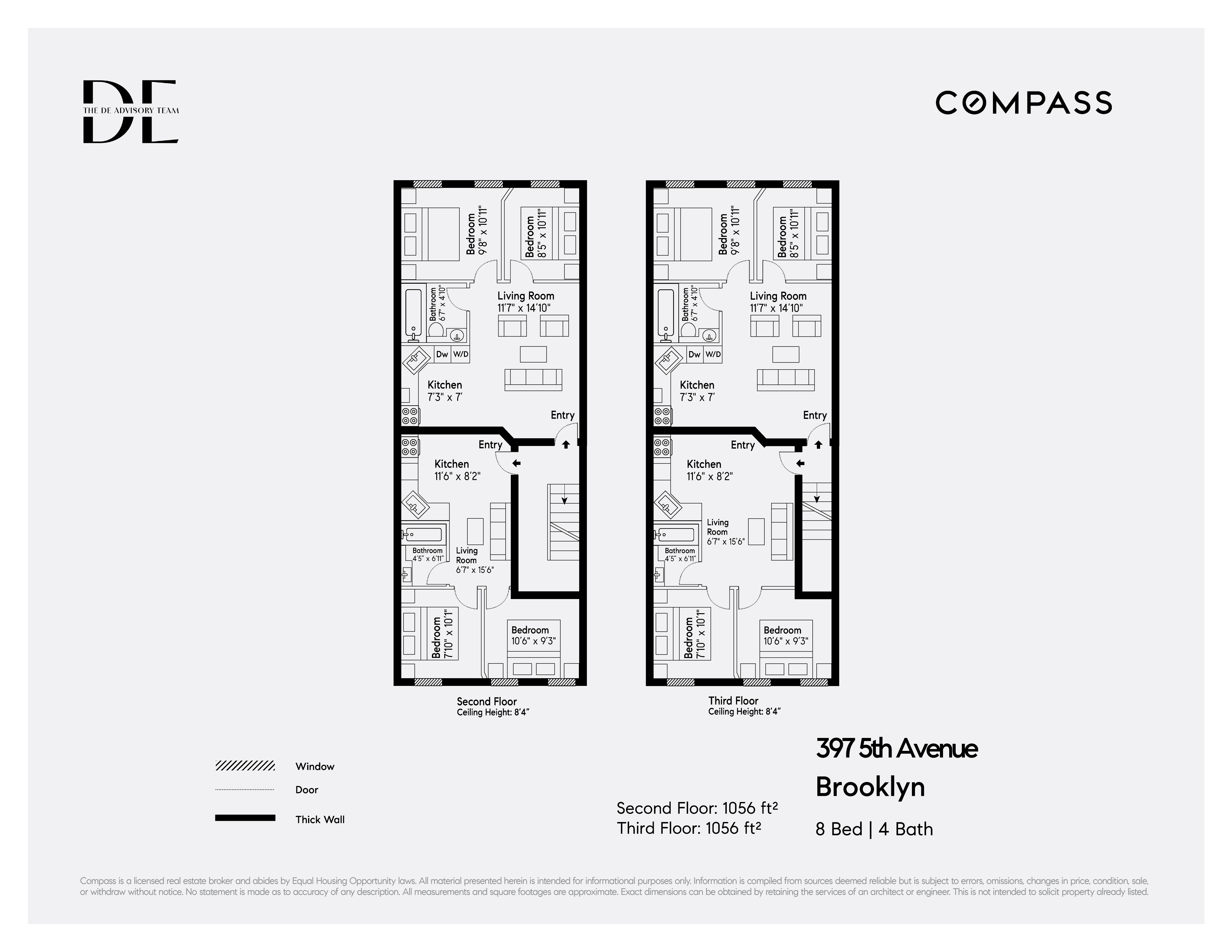 397 5th Avenue Brooklyn, NY 11215 - Photo 14 of 14 a picture of a wall with white walls