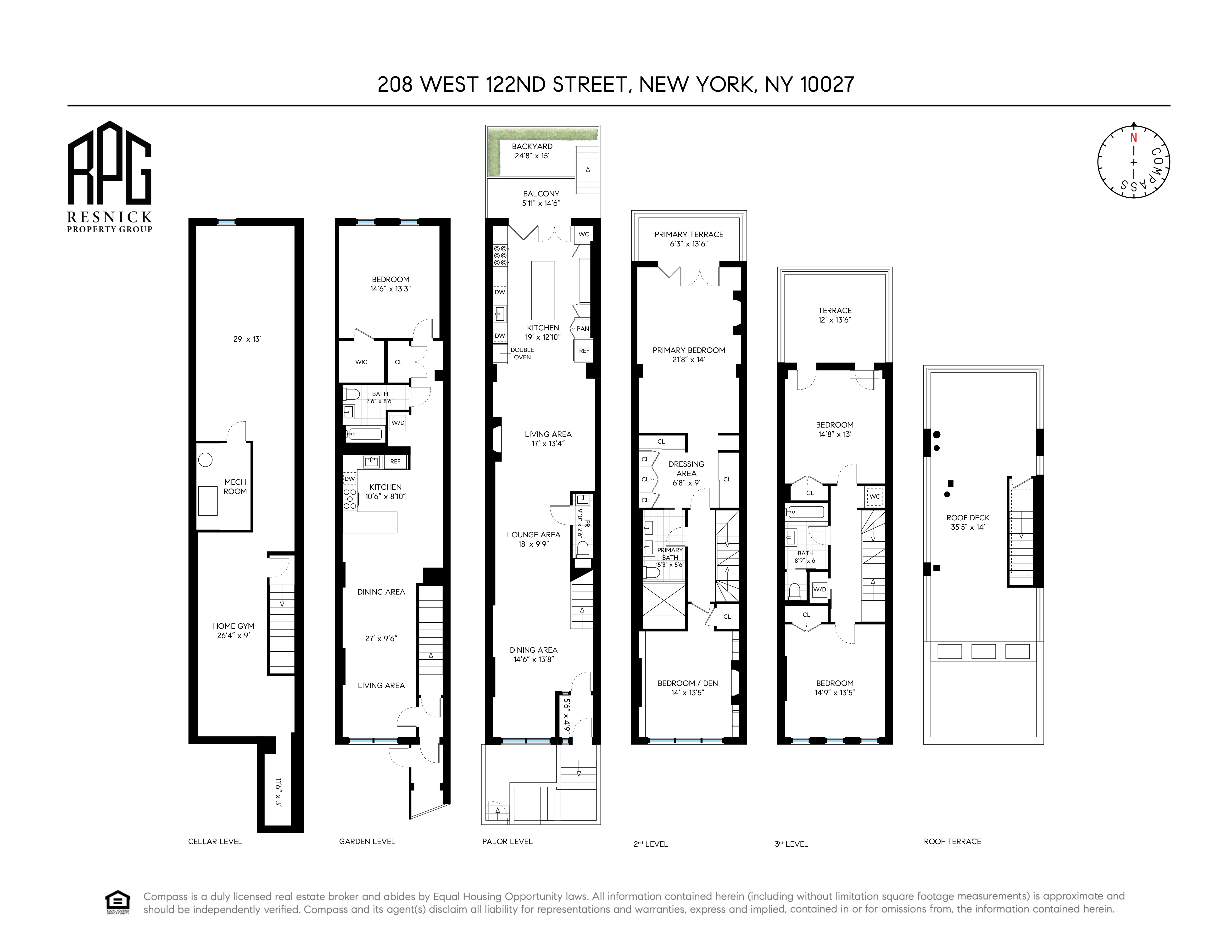 208 West 122nd Street Manhattan, NY 10027 - Photo 22 of 22 a picture of a floor plan
