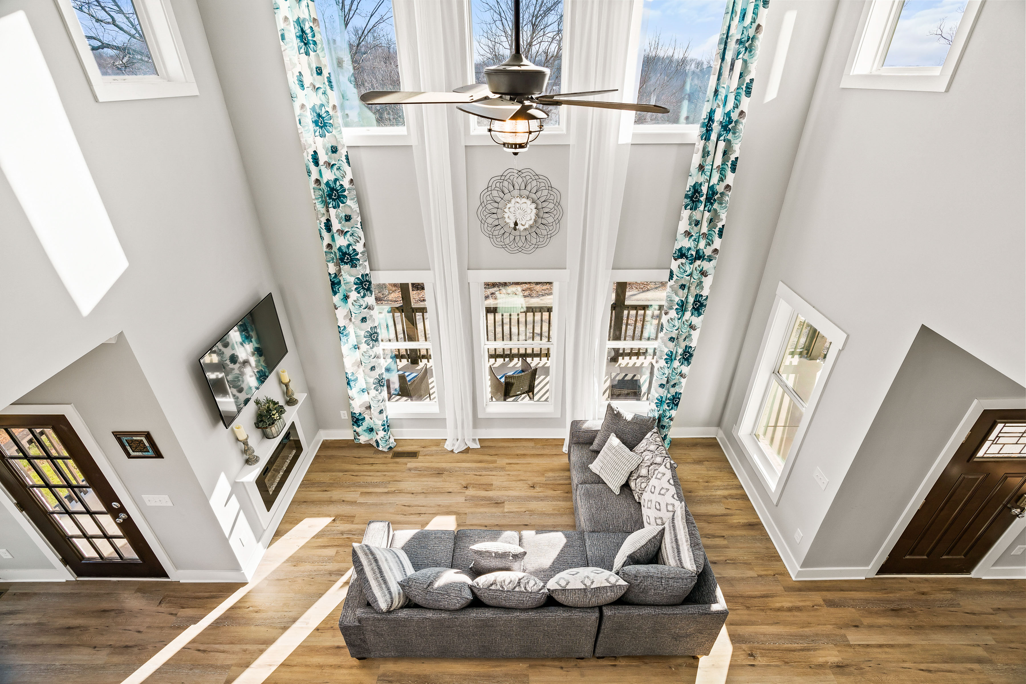 Happy Hollow Road Goodlettsville, TN 37072 - Photo 75 of 203 a living room with furniture and a fireplace