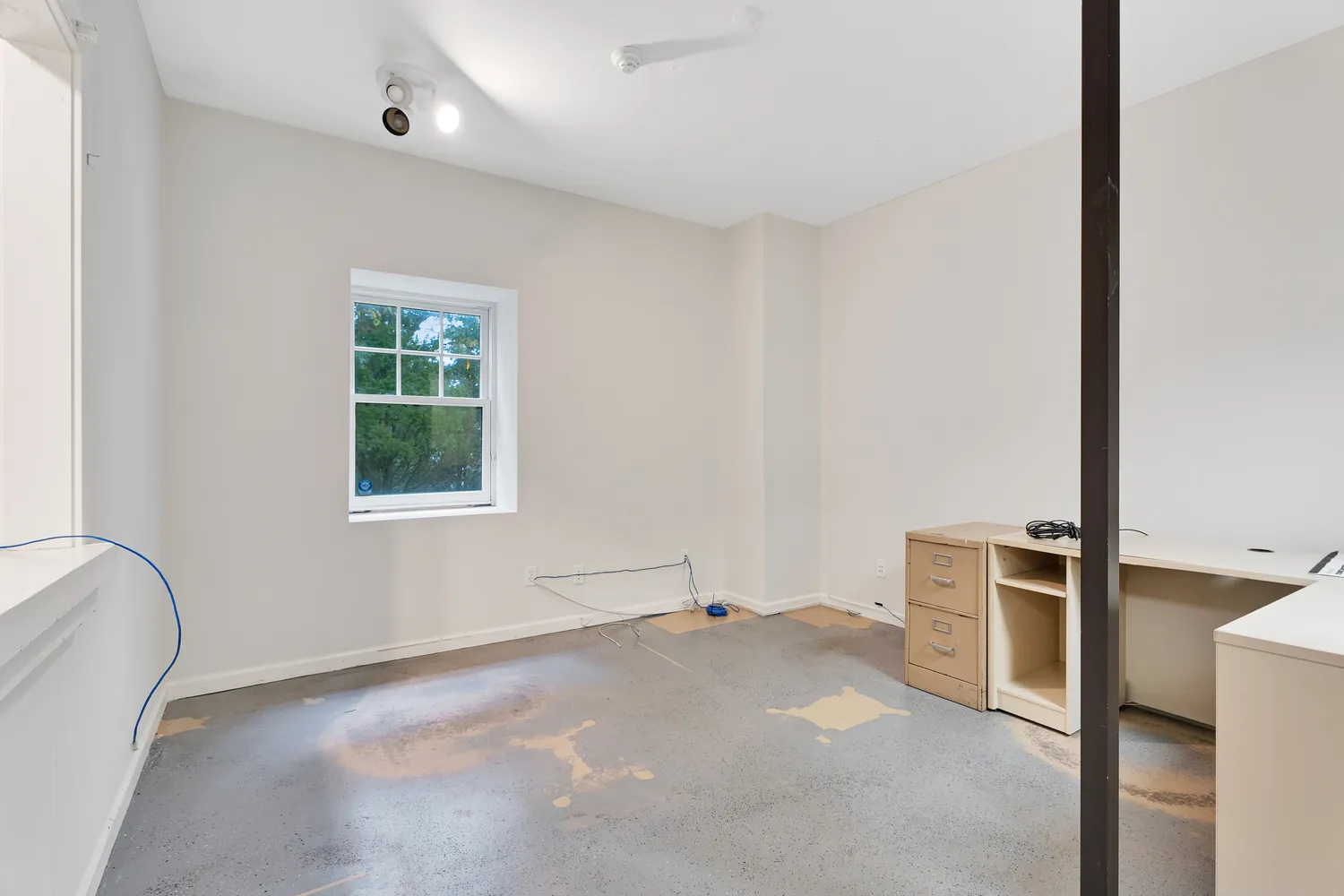 a room with lots of wooden floor
