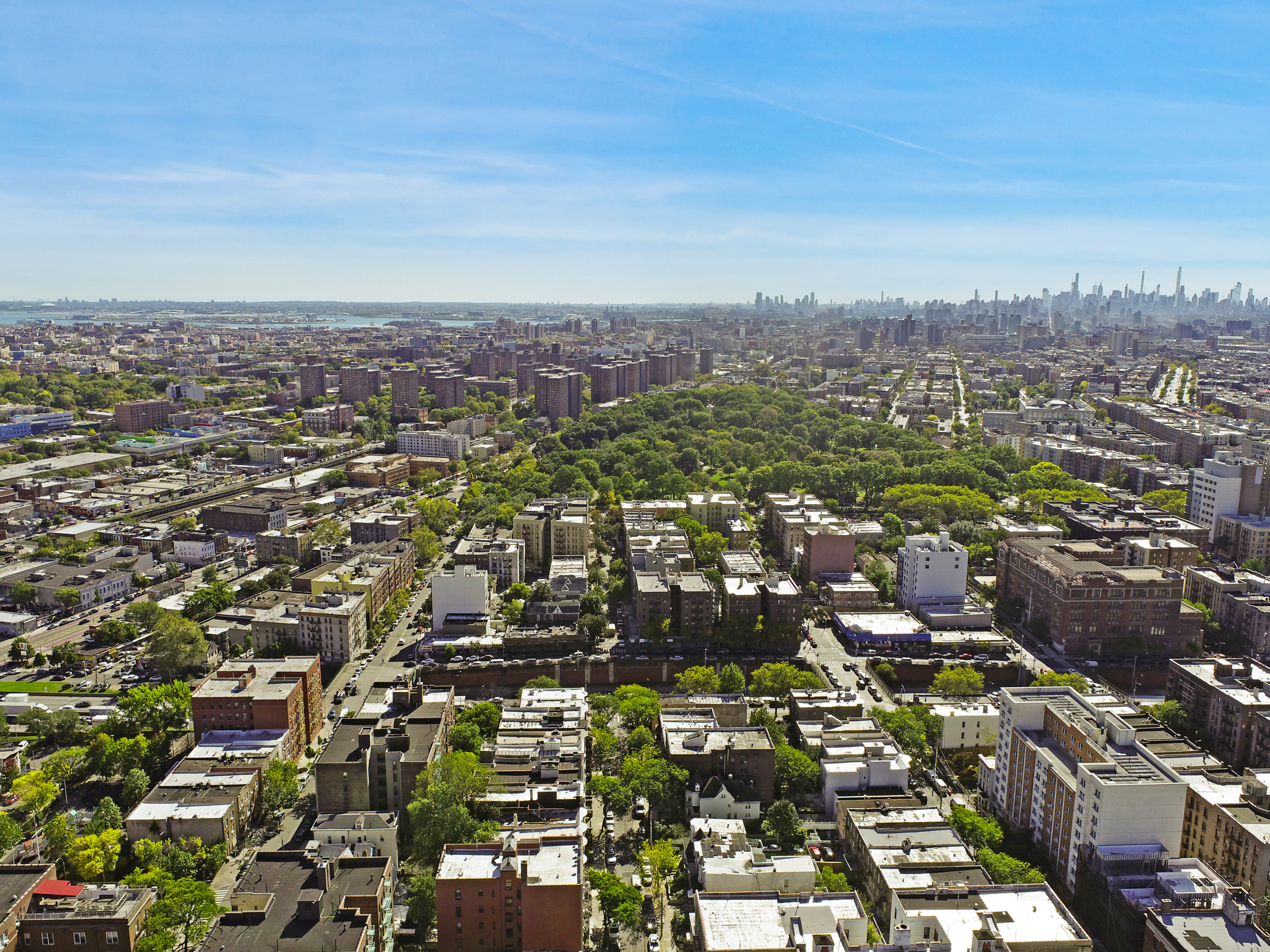 1829 Topping Avenue Bronx, NY 10457 - Photo 4 of 22 an aerial view of residential building with city view