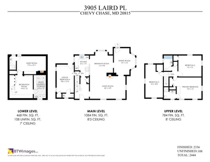 $1,300,000 | 3905 Laird Place, Chevy Chase, MD 20815