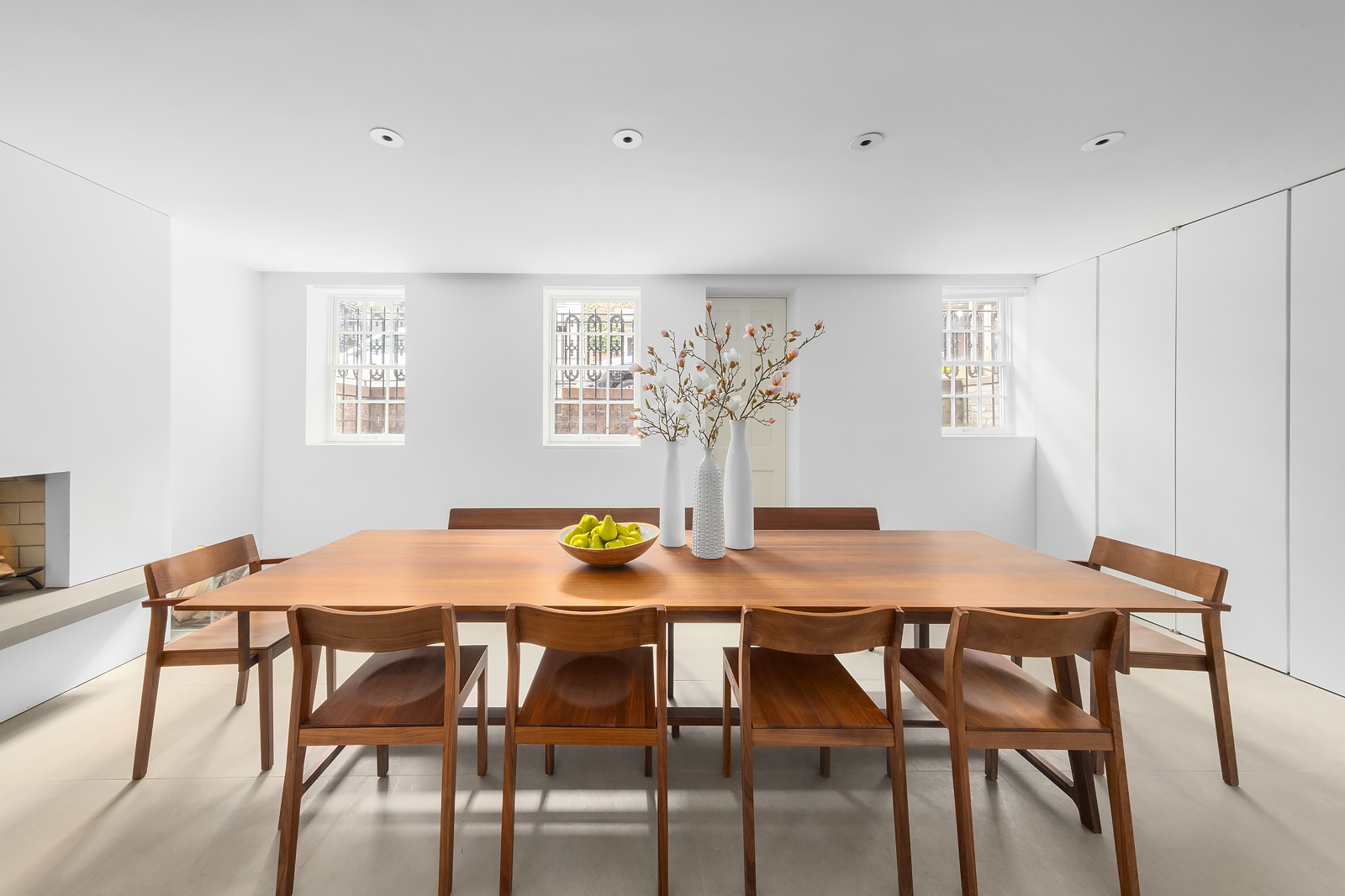 130 Charles Street Manhattan, NY 10014 - Photo 5 of 14 a view of a dining room with furniture and wooden floor