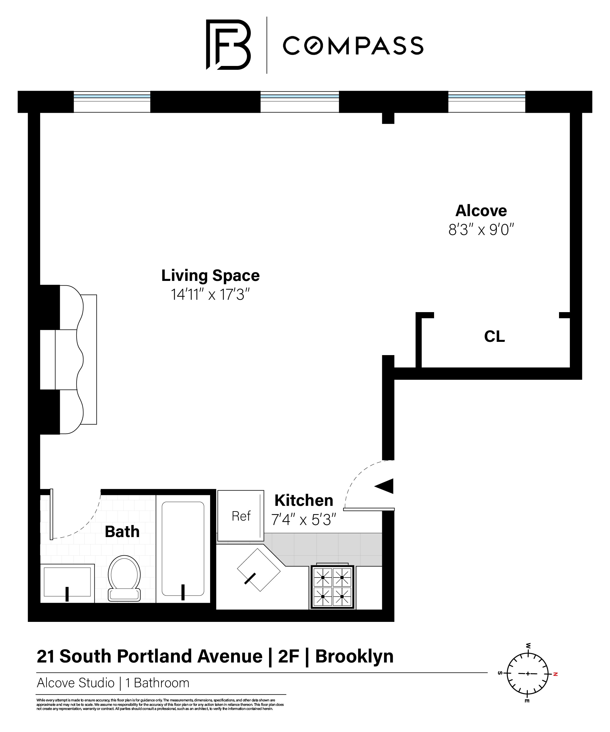 21 South Portland Avenue, Unit 2F Brooklyn, NY 11217 - Photo 7 of 8 unknown