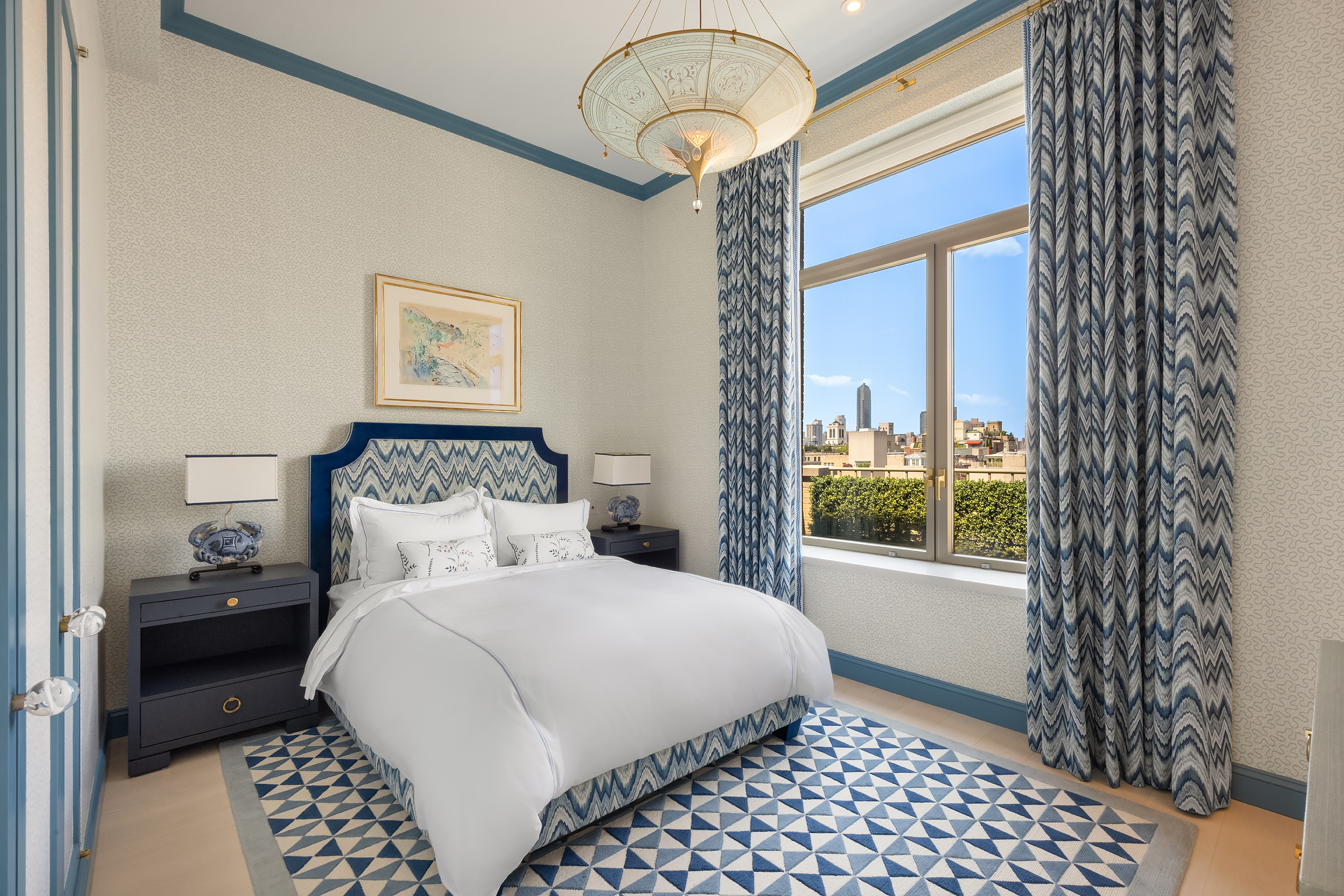 145 East 76th Street, Unit PH Manhattan, NY 10021 - Photo 14 of 19 a bedroom with a bed and a window