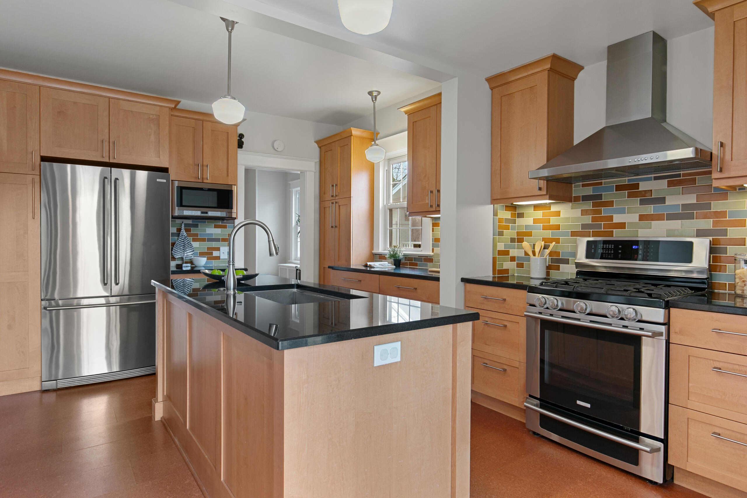 1908 Glen Ross Road Silver Spring, MD 20910 - Photo 19 of 63 a kitchen with stainless steel appliances granite countertop a stove a refrigerator and a stove