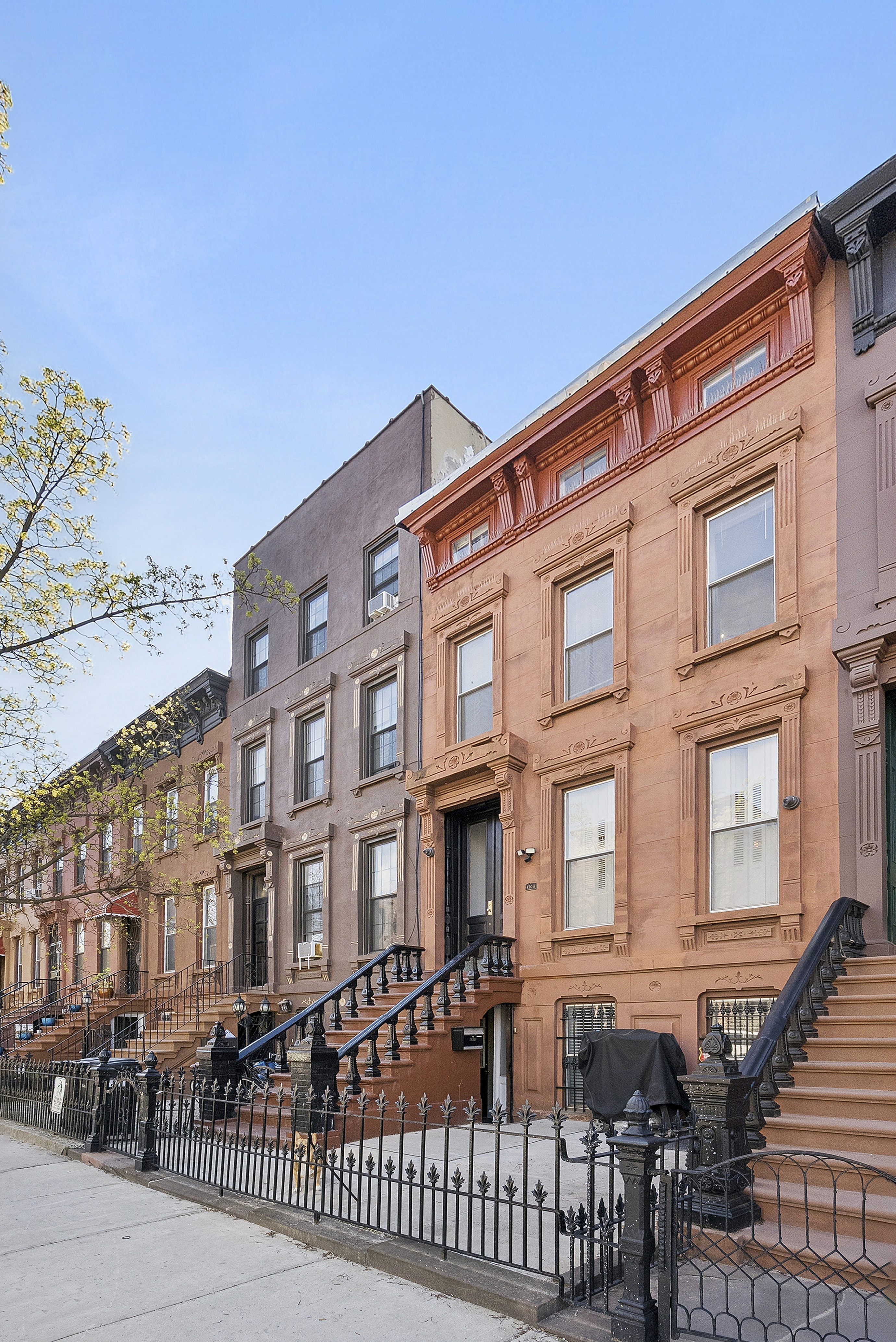 490 A Monroe Street, Unit apt.1 Brooklyn, NY 11221 - Photo 11 of 12 a front view of a building with glass windows