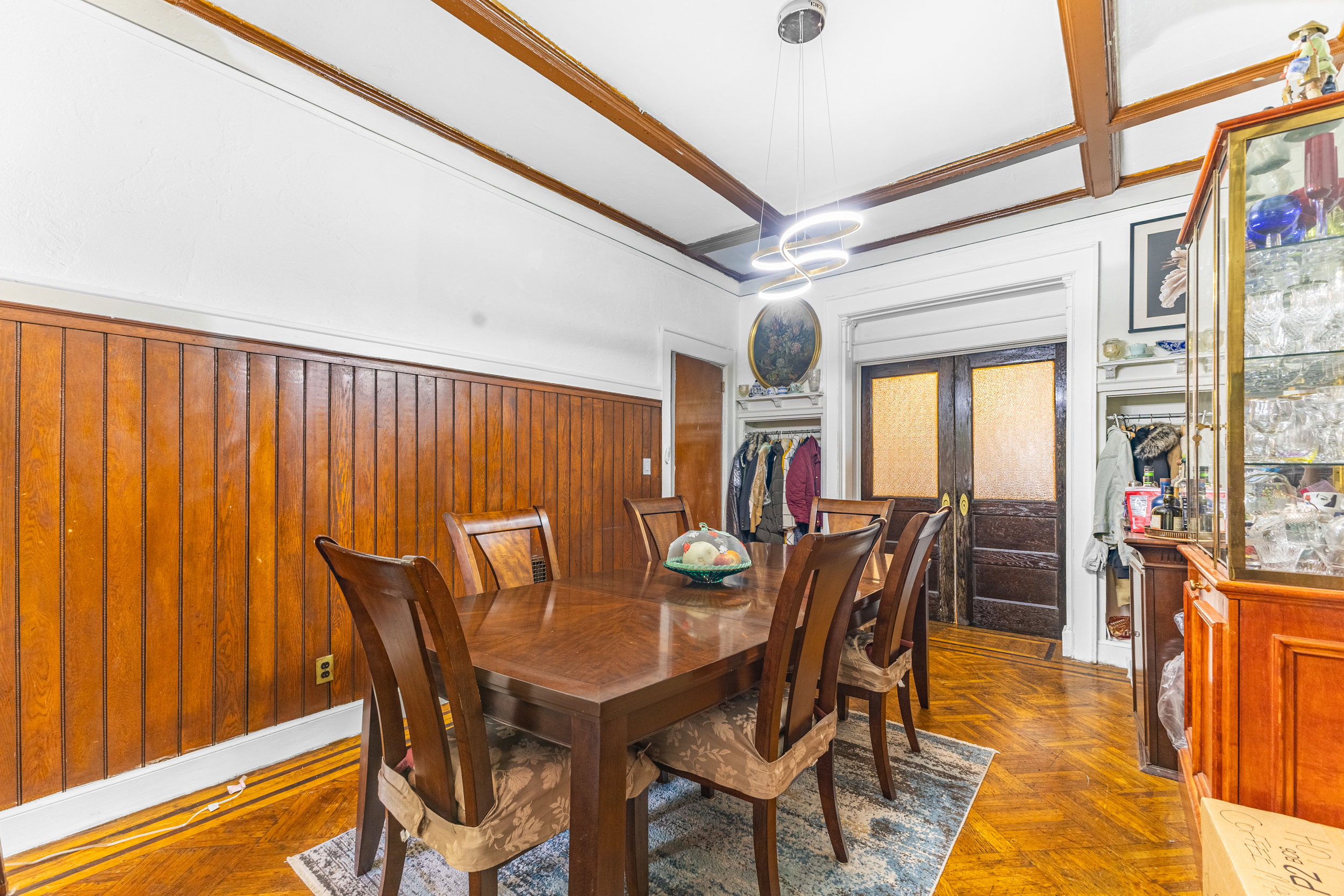 201 Maple Street Brooklyn, NY 11225 - Photo 10 of 21 a view of a dining room with furniture and a window