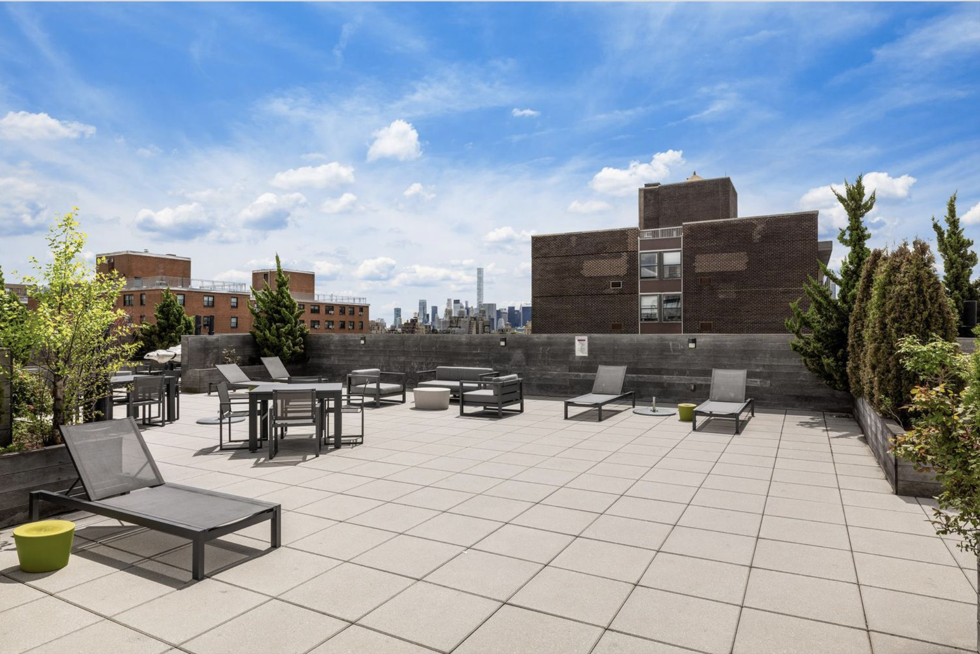 165 West 91st Street, Unit 15B Manhattan, NY 10024 - Photo 19 of 24 a view of terrace with seating space and trees