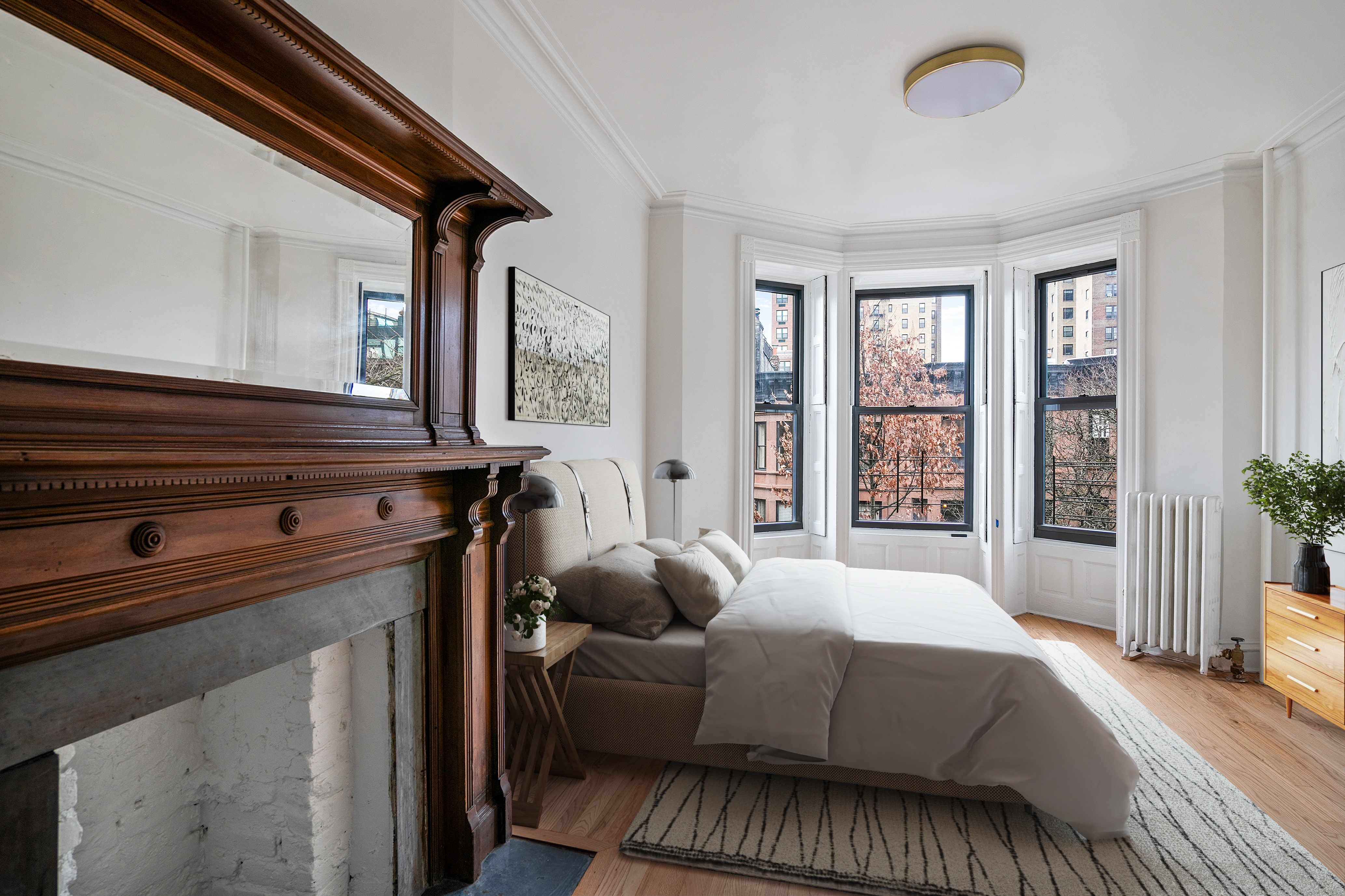 914 President Street, Unit TWNHSE Brooklyn, NY 11215 - Photo 21 of 29 a bedroom with a bed and a window