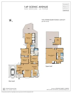 $1,995,000 | 149 Scenic Avenue, San Anselmo, CA 94960