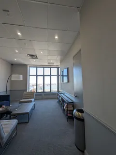 a room with furniture