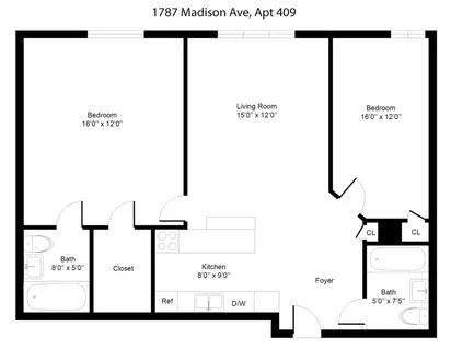 $600,000 | 1787 Madison Avenue, Unit 409 | Harlem