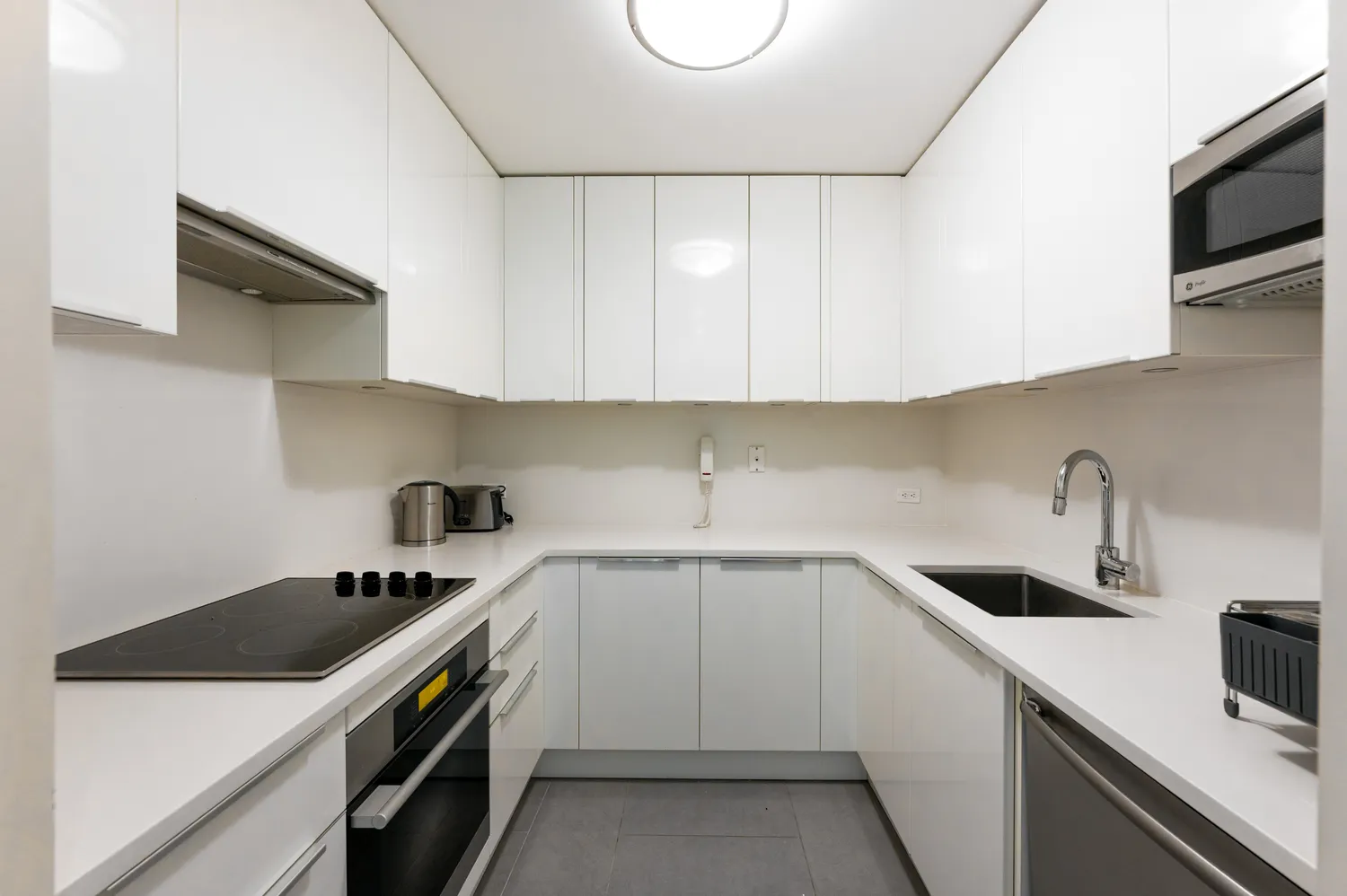 a view of cars parked in front of a building