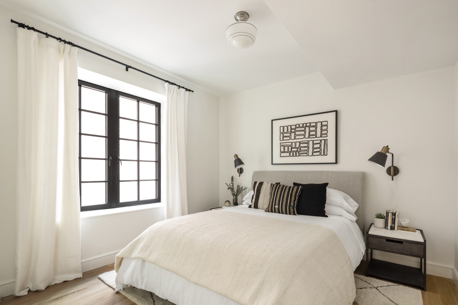 245 East 78th Street, Unit 5A Manhattan, NY 10075 - Photo 8 of 14 a bedroom with a bed and a window