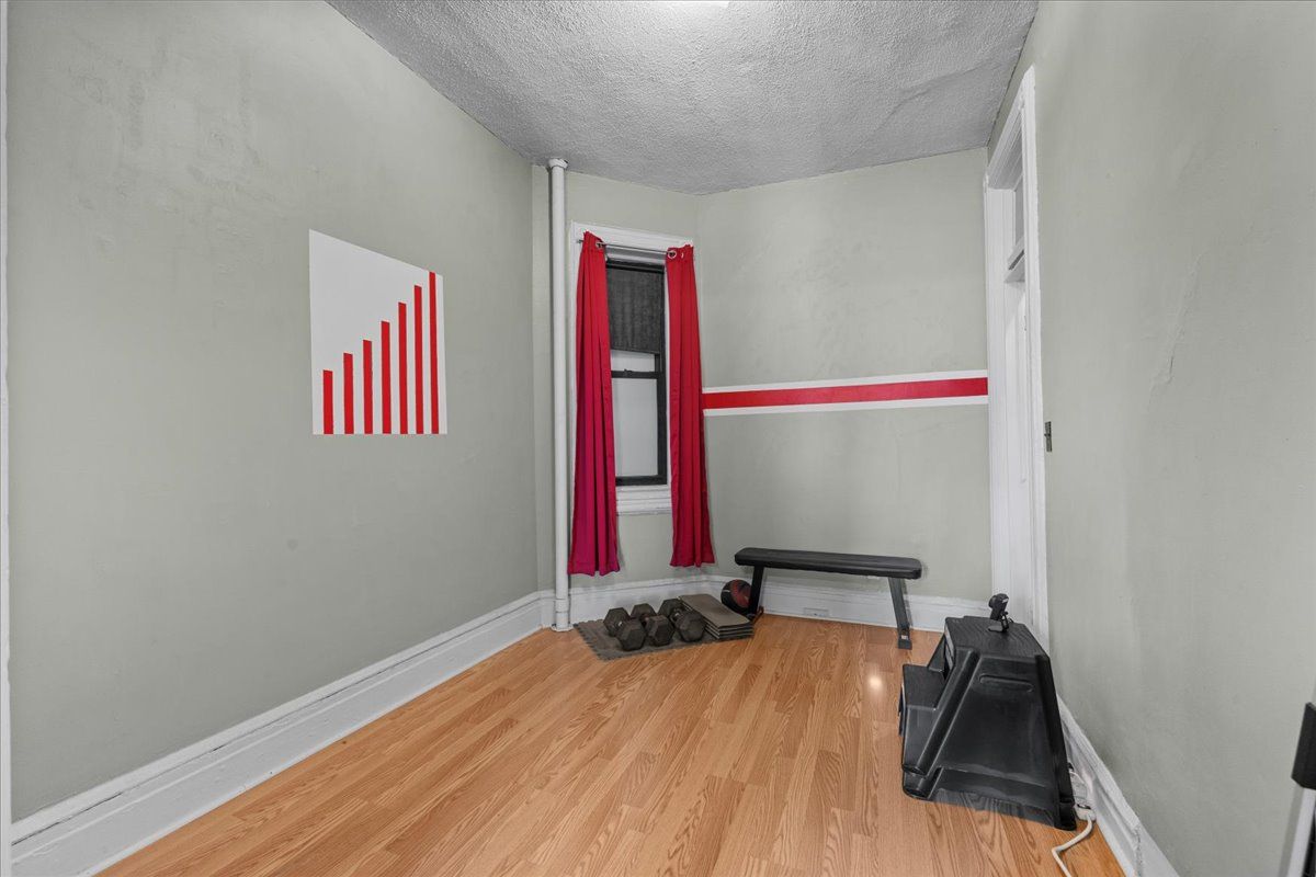 a room with storage and utility