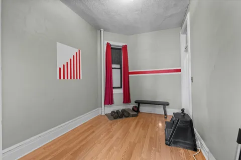 a room with storage and utility