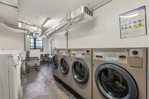 a view of a washer and dryer in a room