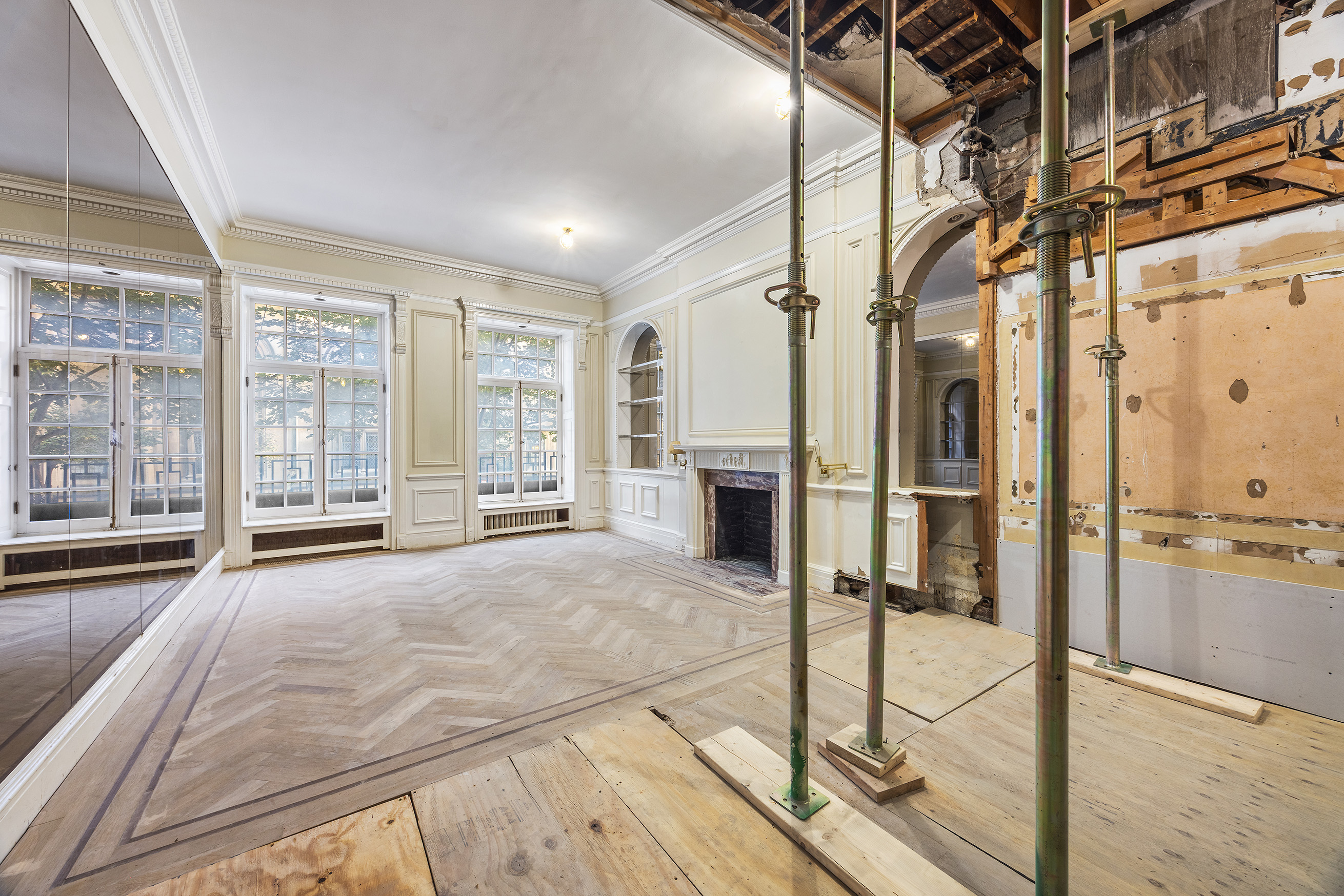 38 East 73rd Street Manhattan, NY 10021 - Photo 9 of 25 a view of a spacious bathroom with a tub and shower