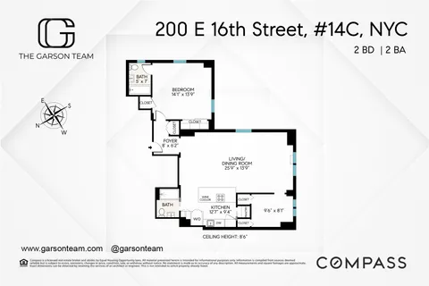 $1,925,000 | 200 East 16th Street, Unit 14C | Gramercy