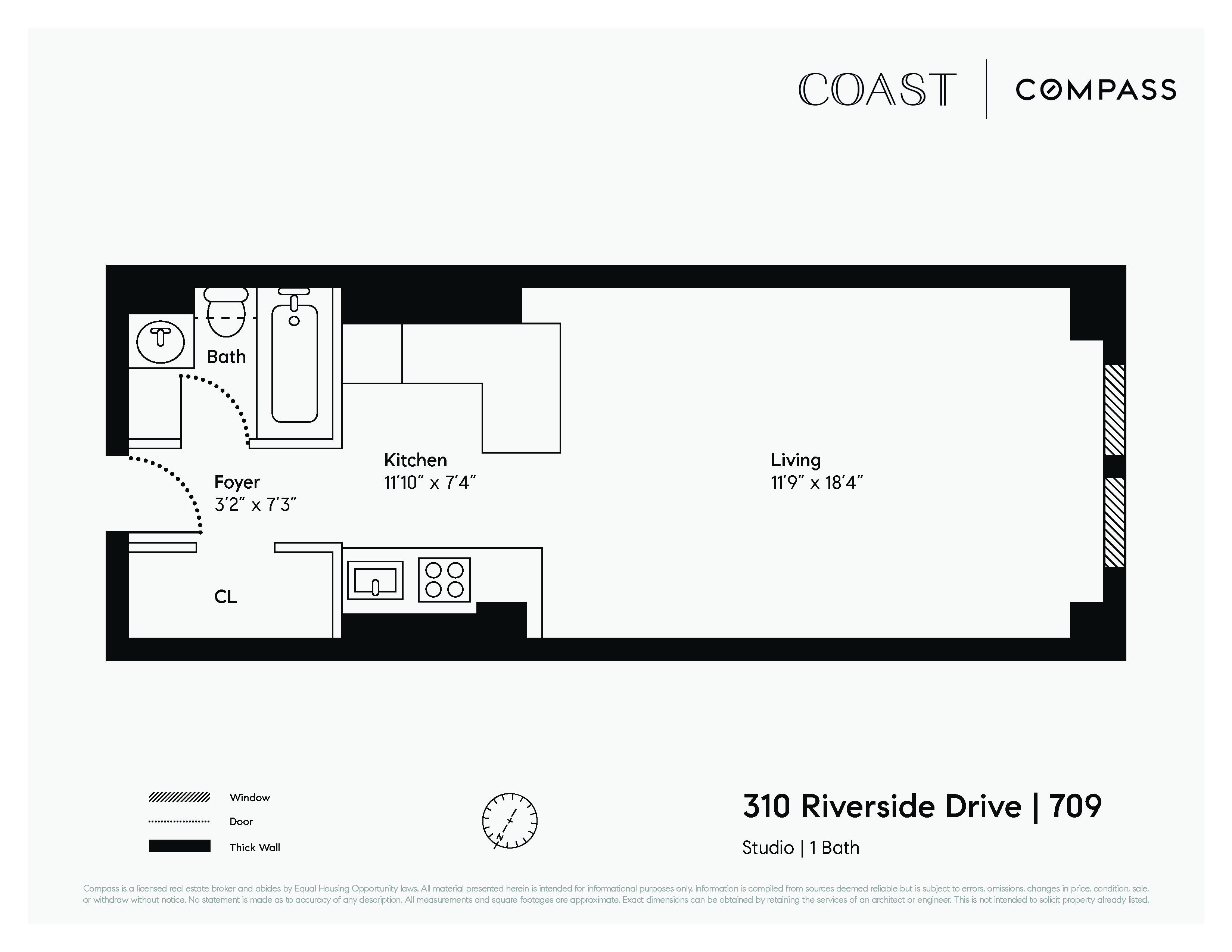 310 Riverside Drive, Unit 709 Manhattan, NY 10025 - Photo 12 of 12