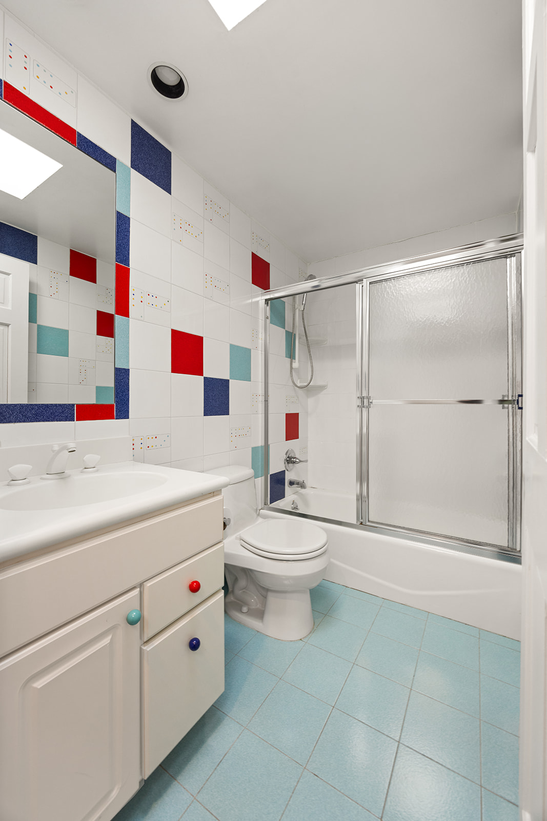 50 Wyckoff Street, Unit 2 Brooklyn, NY 11201 - Photo 12 of 14 a bathroom with a sink vanity mirror and toilet