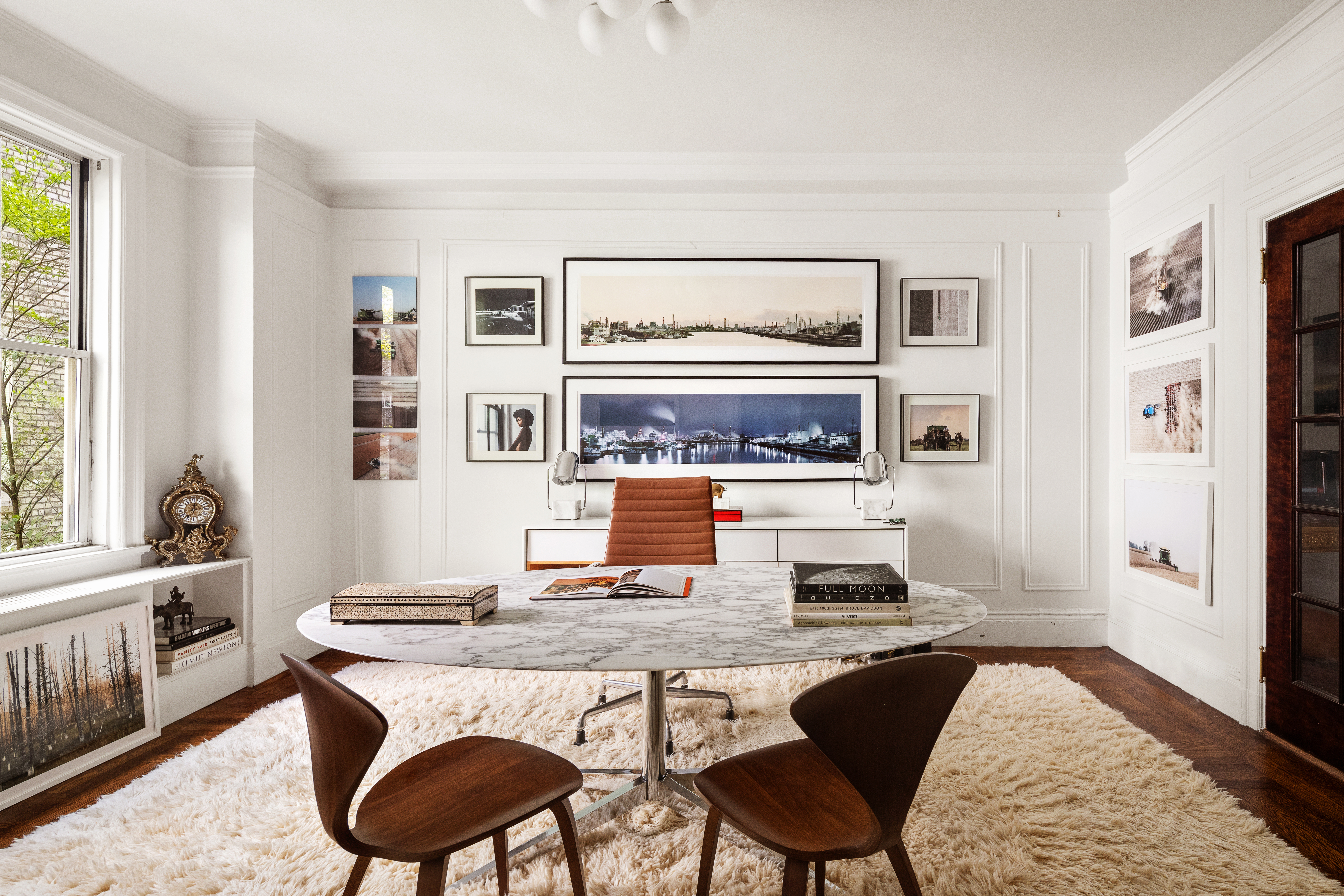 173-175 Riverside Drive, Unit 2L Manhattan, NY 10024 - Photo 4 of 18 a living room with stainless steel appliances granite countertop furniture and a dining table