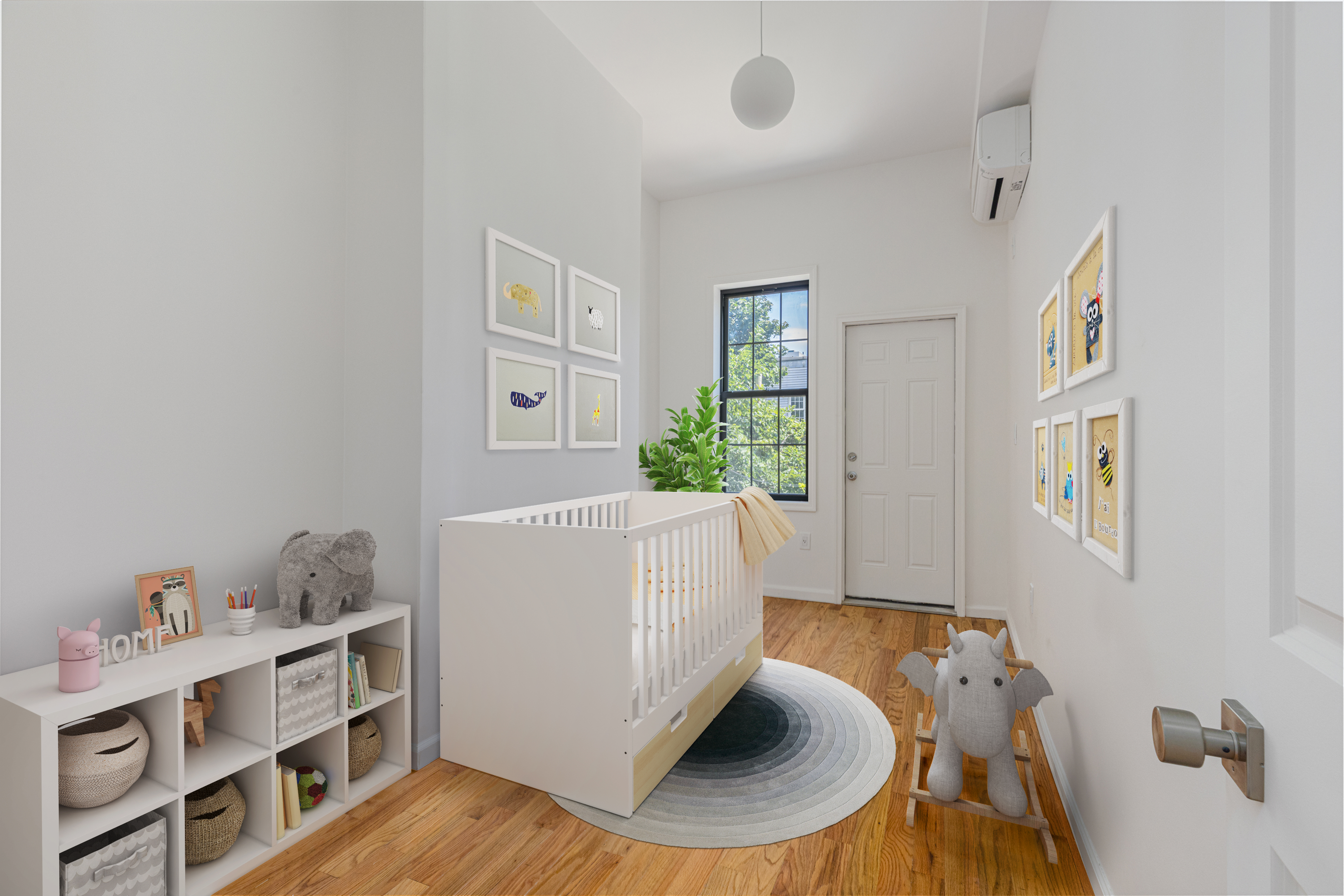 1068 Hancock Street, Unit 1 Brooklyn, NY 11221 - Photo 7 of 11 a view of livingroom with furniture and wooden floor