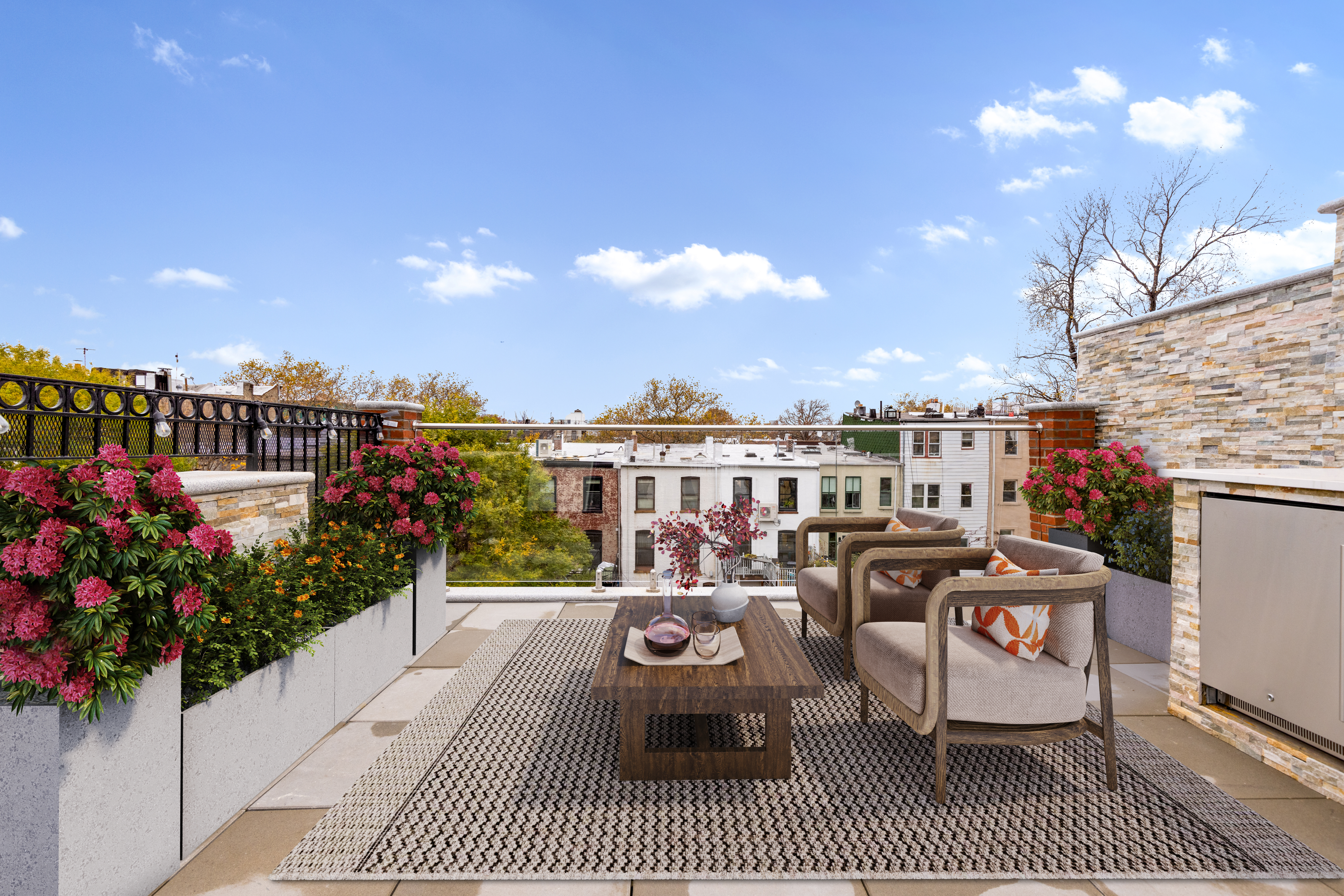 185 Bainbridge Street Brooklyn, NY 11233 - Photo 16 of 23 a view of roof deck with patio