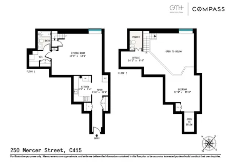 a picture of a park with furniture and a painting