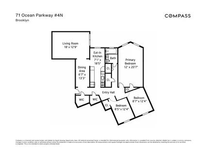 $1,149,000 | 71 Ocean Parkway, Unit 4N | Windsor Terrace
