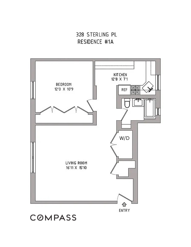328 Sterling Place, Unit 1A Brooklyn, NY 11238 - Photo 7 of 7 a picture of a book and a bed