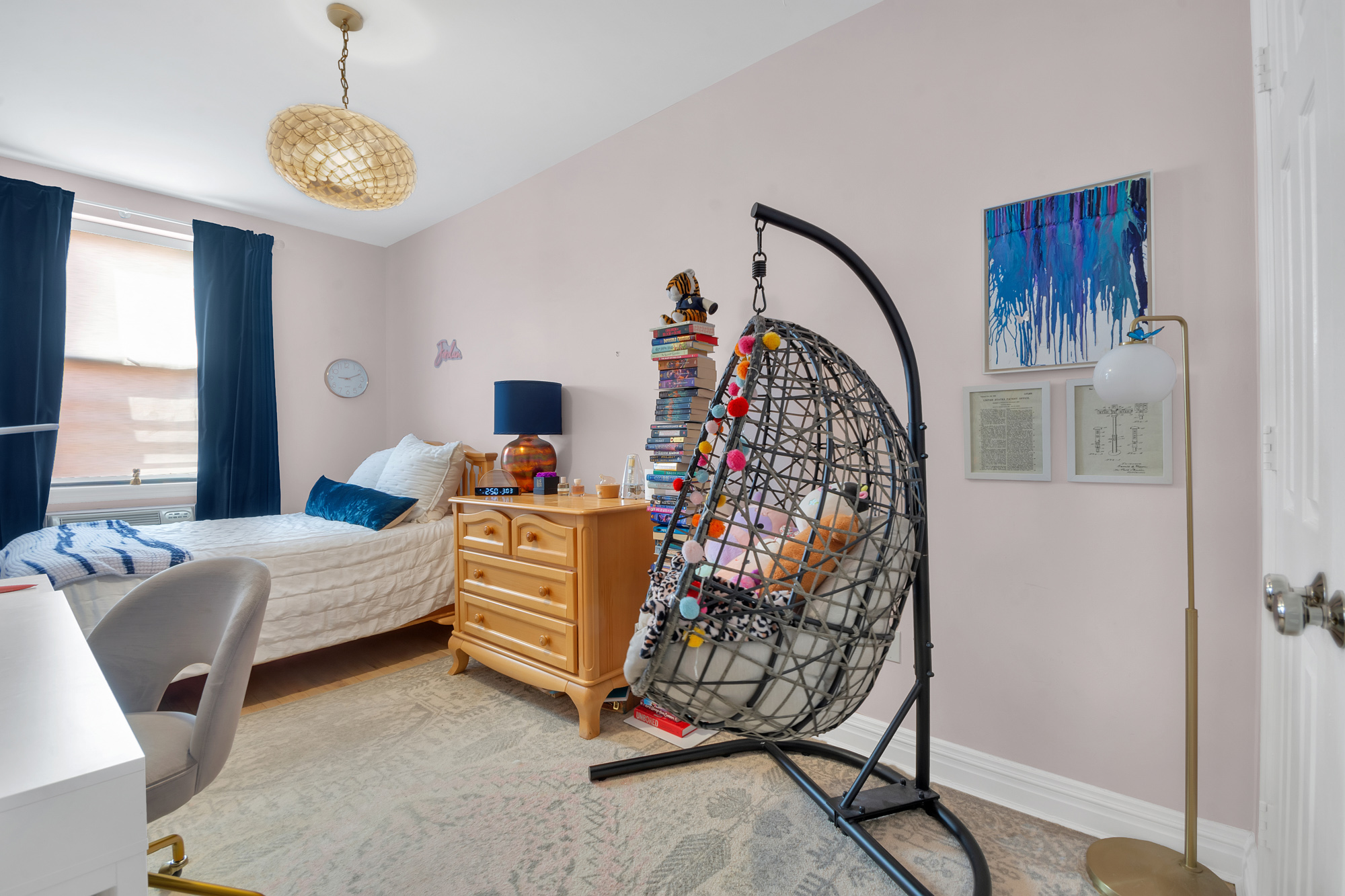 8 Mt Morris Park West, Unit C Manhattan, NY 10027 - Photo 7 of 12 a bedroom with furniture and a window