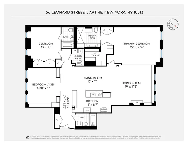 $25,000 | 66 Leonard Street, Unit 4E | TriBeCa