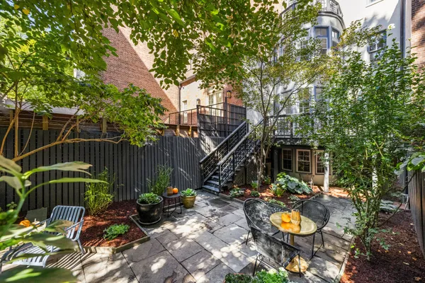 a building view with swimming pool
