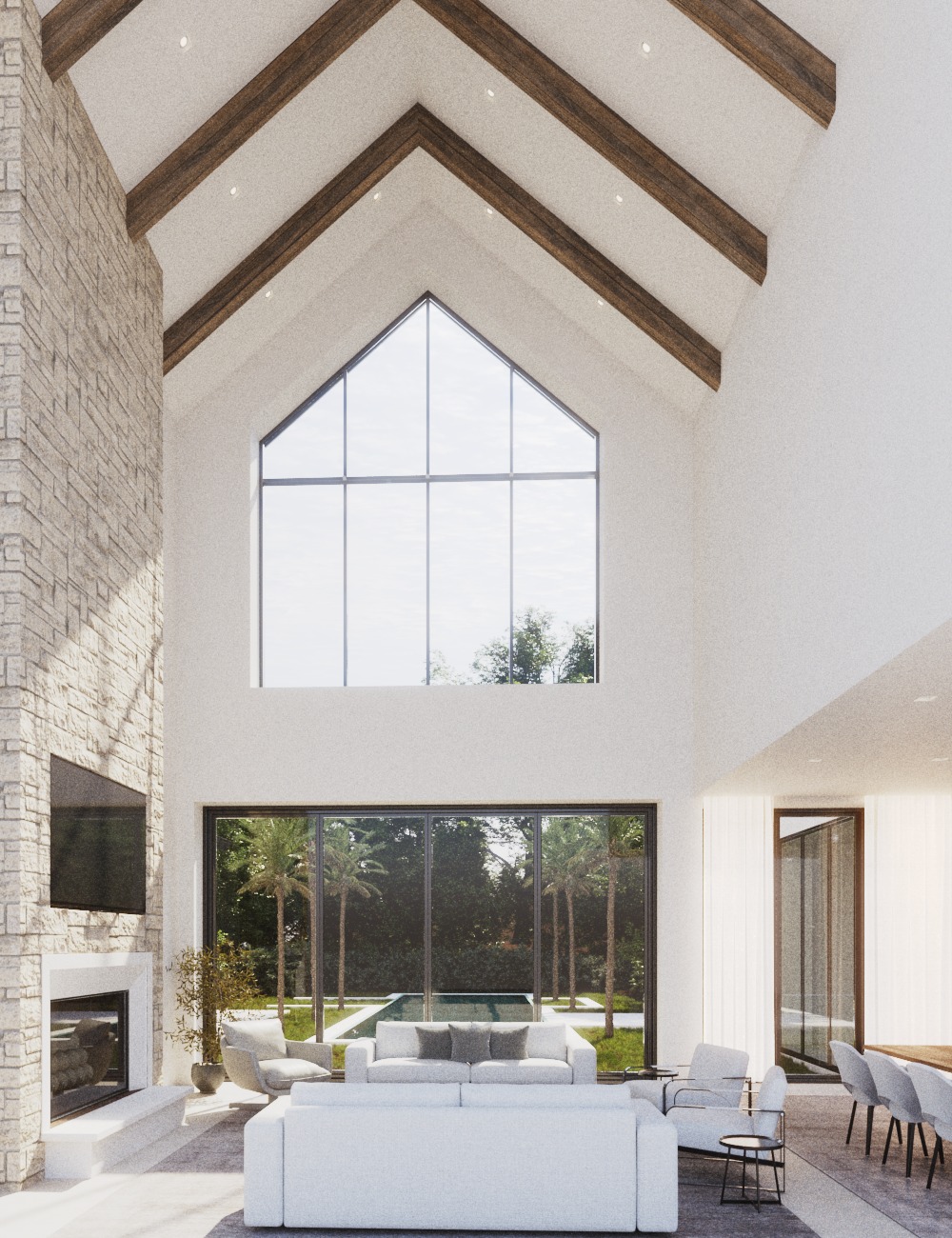 3 Hudson Avenue Ocean Ridge, FL 33435 - Photo 20 of 23 a view of an house with porch and a floor to ceiling window