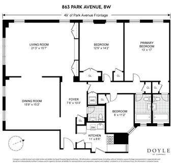 $2,375,000 | 863 Park Avenue, Unit 8W | Upper East Side