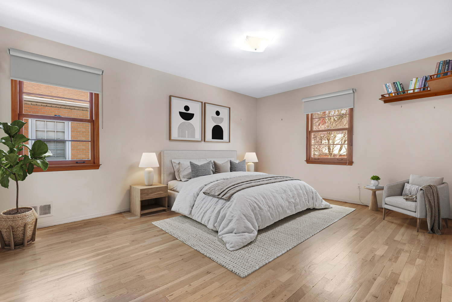 95 83rd Street Brooklyn, NY 11209 - Photo 15 of 18 a bedroom with a bed and wooden floor