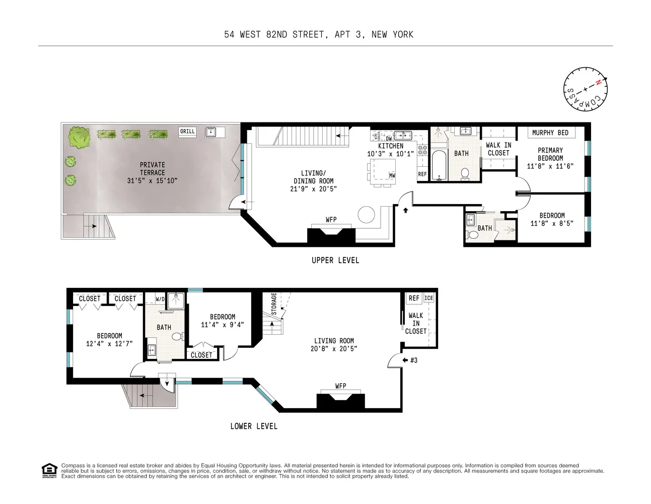 $21,500 | 54 West 82nd Street, Unit 3 | Upper West Side