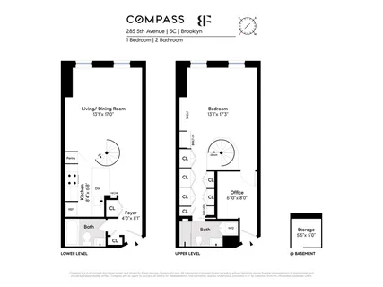 $985,000 | 285 5th Avenue, Unit 3C | Park Slope