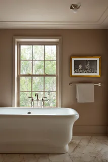 a room with furniture