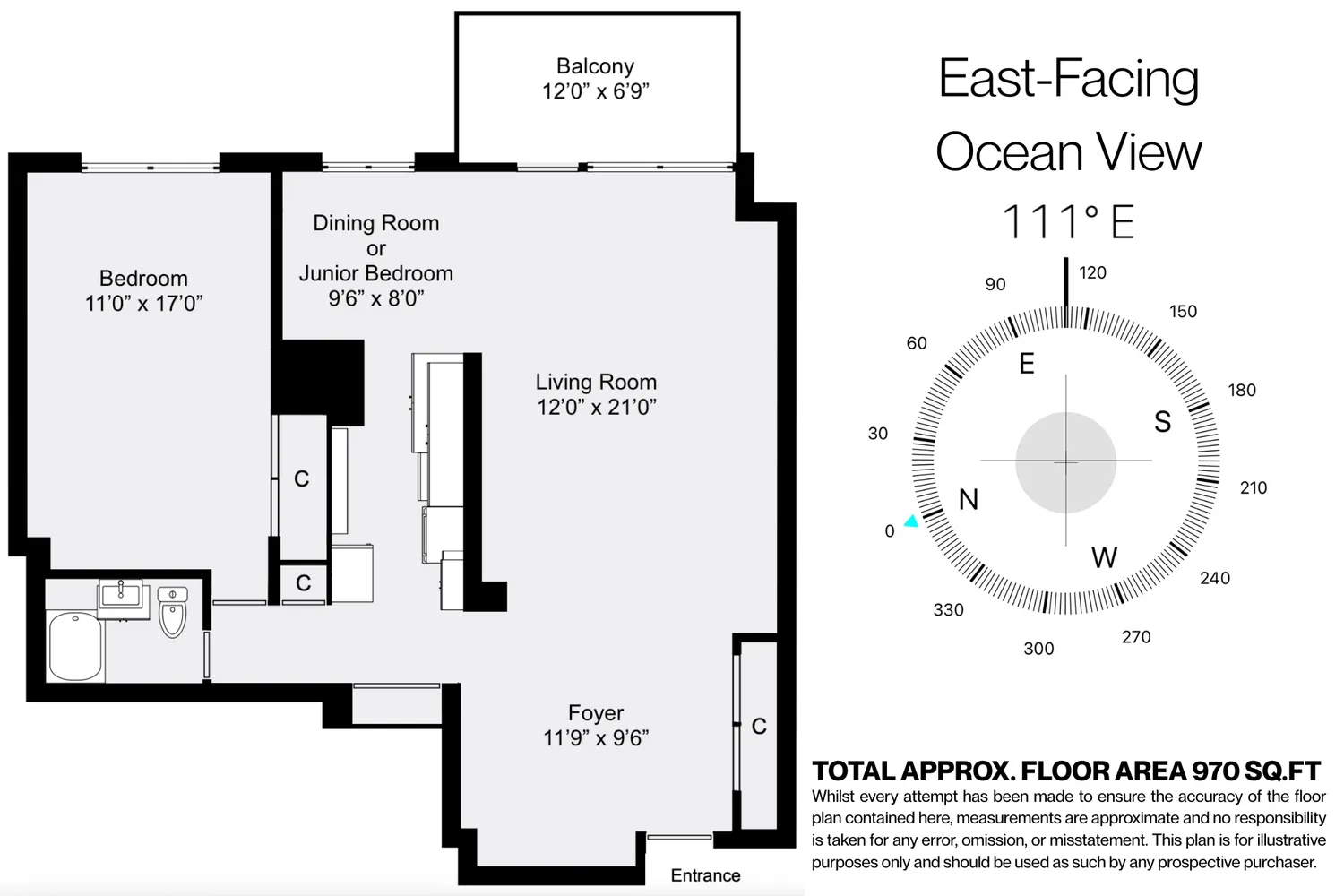$2,900 | 35 Seacoast Terrace, Unit 16D | Brighton Beach