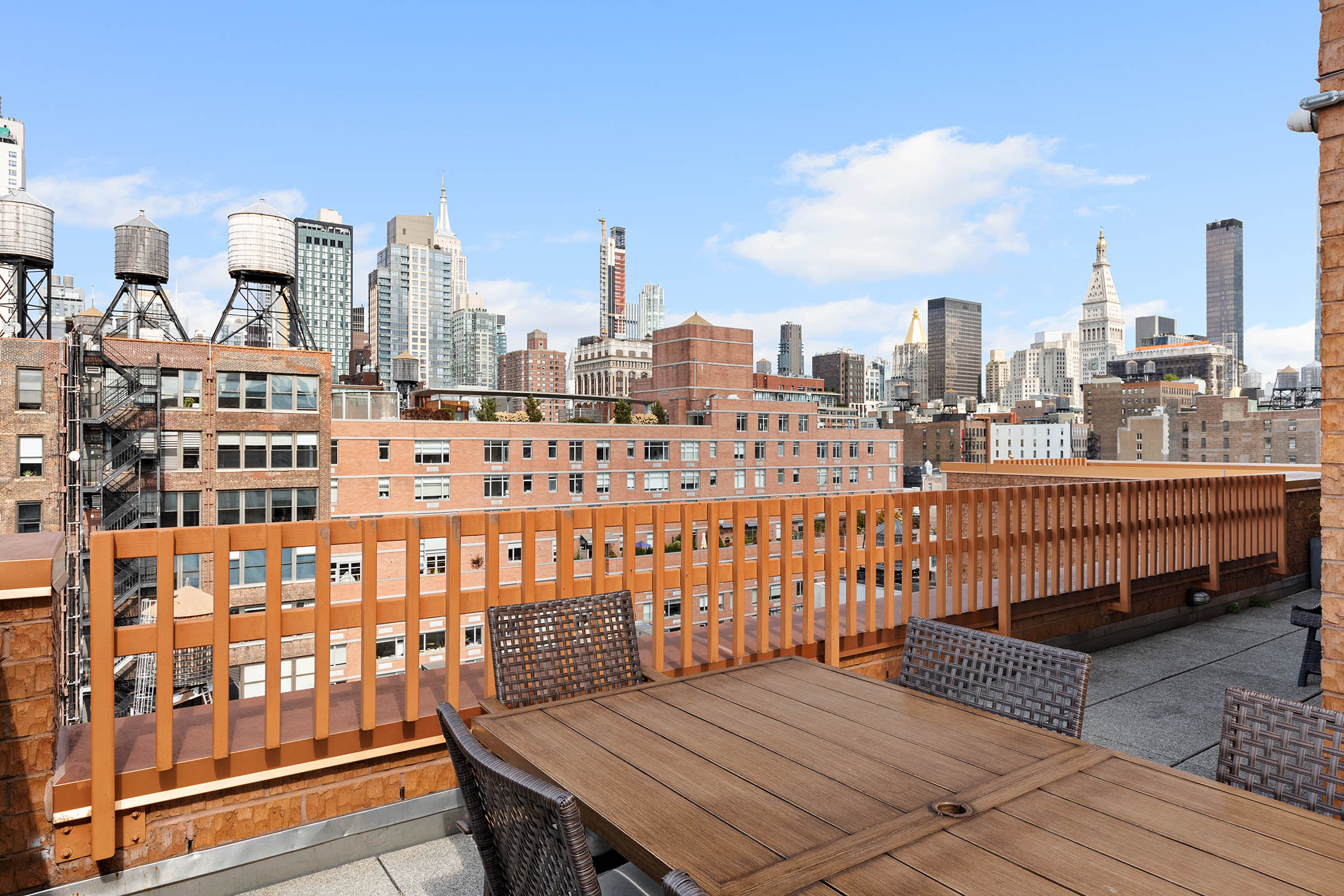 130 West 20th Street, Unit 1B Manhattan, NY 10011 - Photo 7 of 8 a view of a city with tall buildings