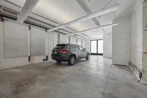a view of a car garage
