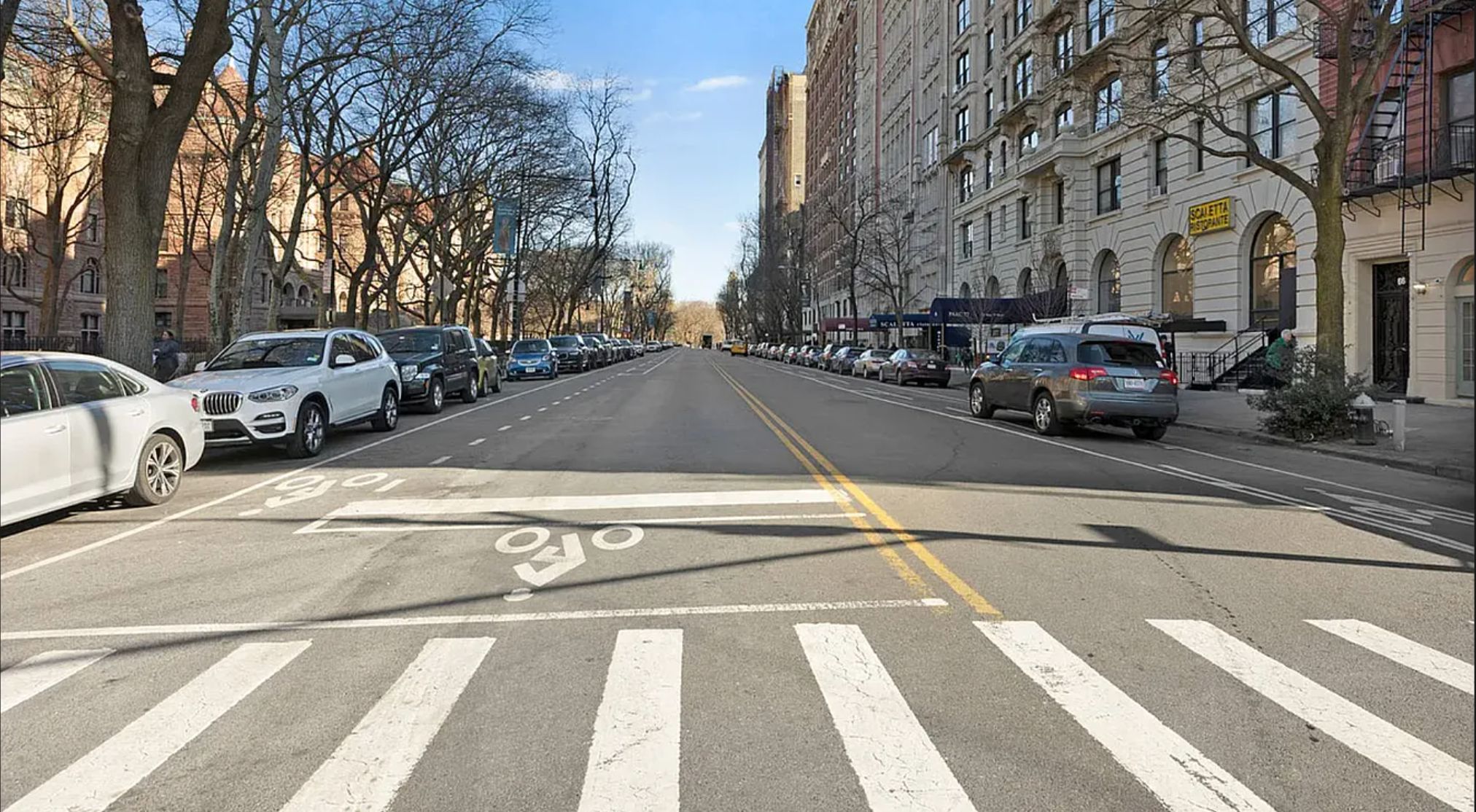 370 Columbus Avenue, Unit 4F Manhattan, NY 10024 - Photo 12 of 13 a view of street with parked cars