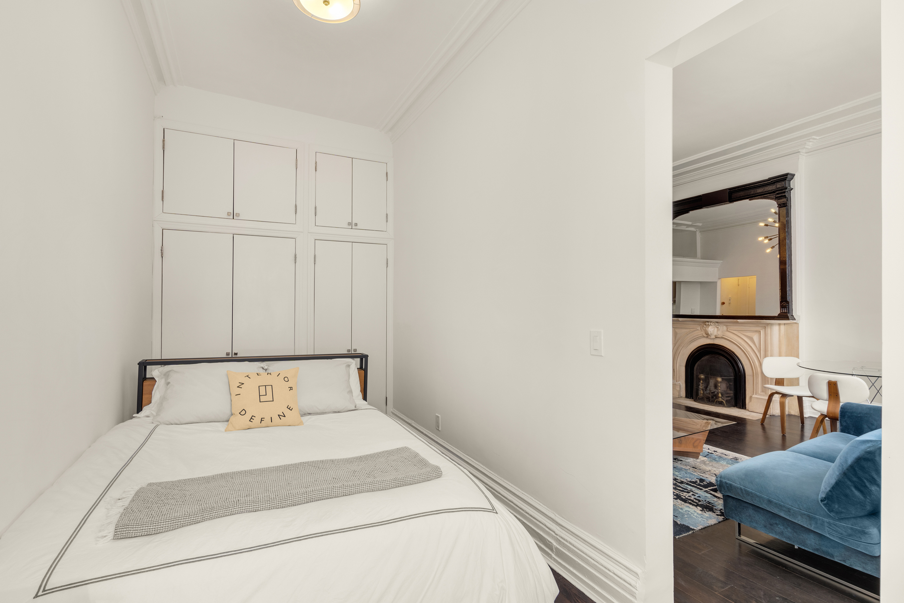 111 East 36th Street, Unit 4A Manhattan, NY 10016 - Photo 10 of 19 a bedroom with a bed and a view of bathroom