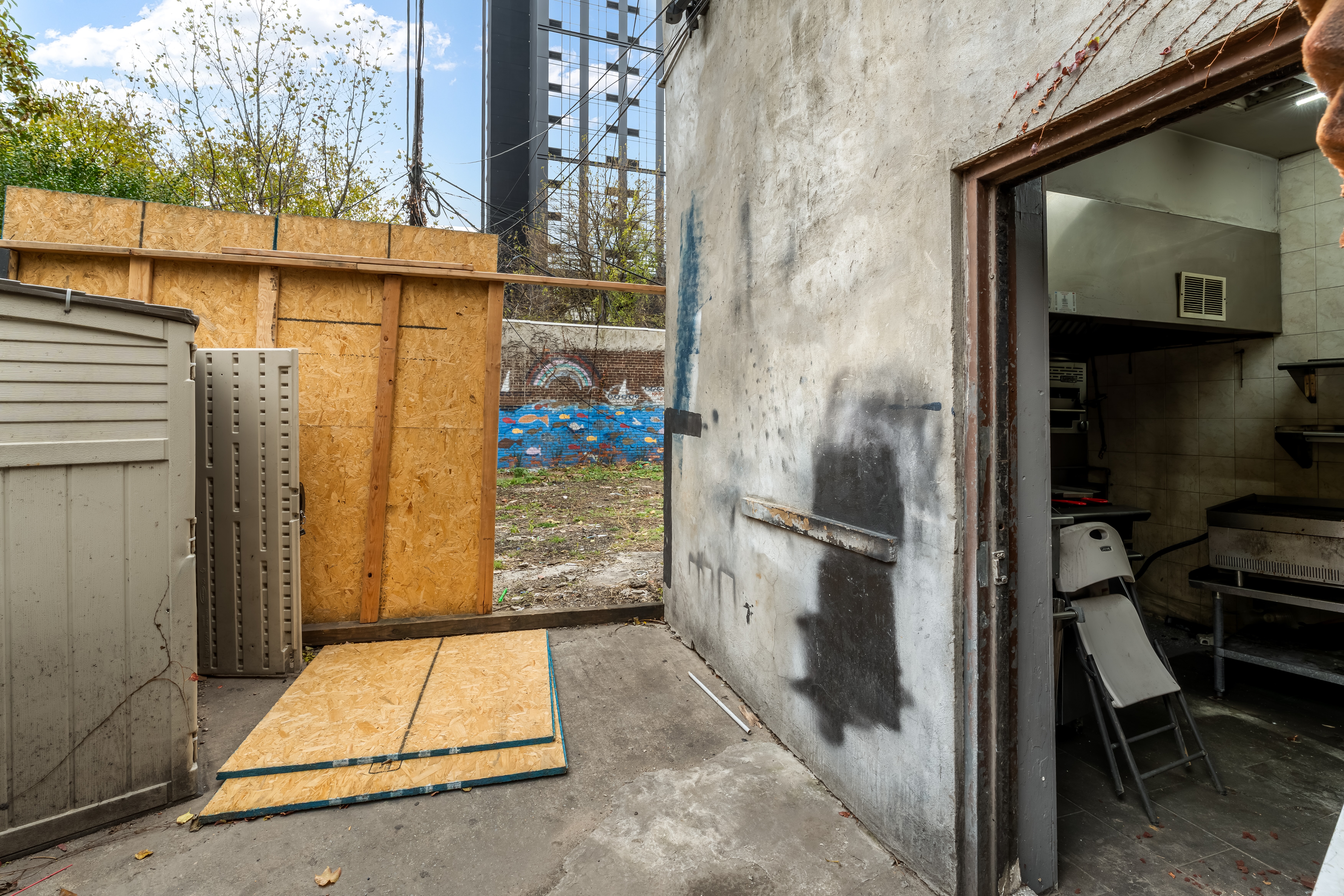 646 Newark Avenue, Unit COMMERCIAL Jersey City, NJ 07306 - Photo 26 of 35 a door view with a outdoor space