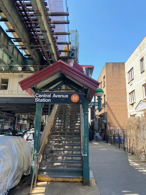 a view of a building with stairs