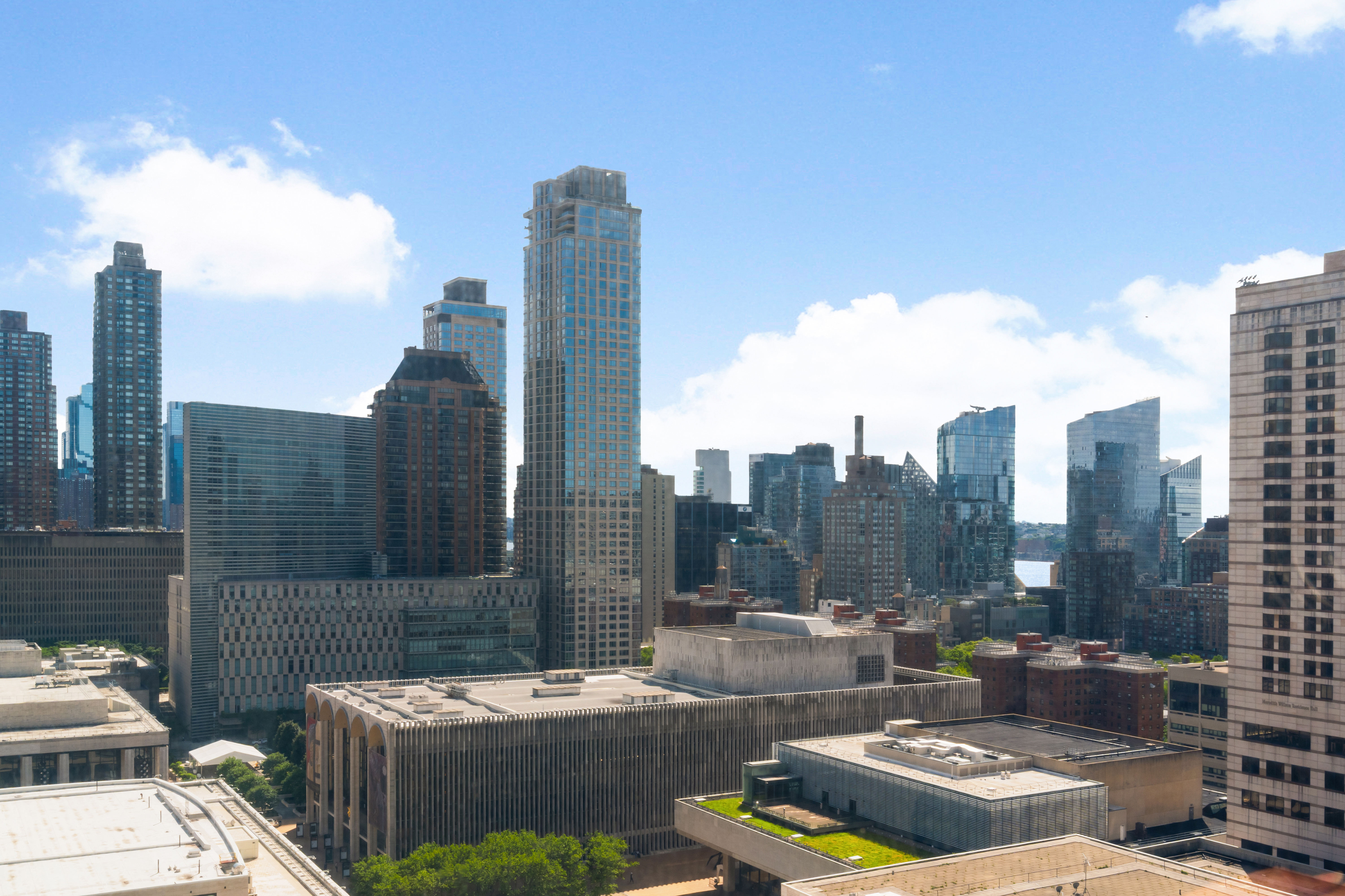 150 Columbus Avenue, Unit 22A Manhattan, NY 10023 - Photo 13 of 23 a view of a city with tall buildings